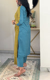IMD - Agalya Olive Green & Teal Kurti Set