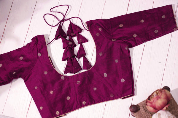 Blouse- Saatvika Magenta