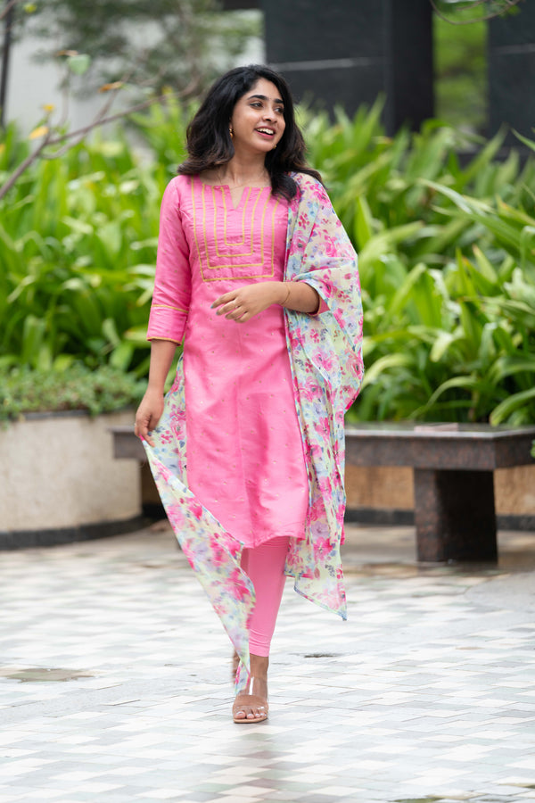 GRG - Niharika pink kurthi (Kurti only) - XS only