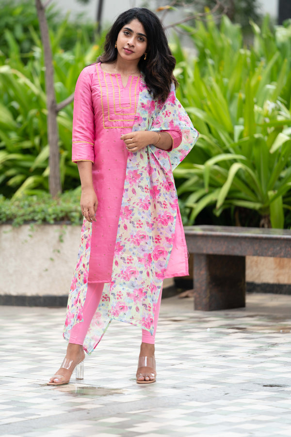 GRG - Niharika pink kurthi (Kurti only) - XS only