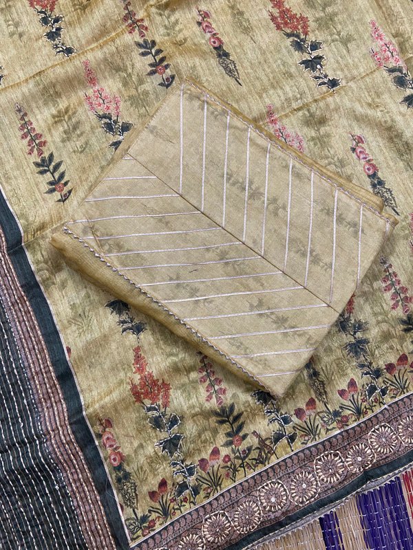 Chanderi Suit #yellow