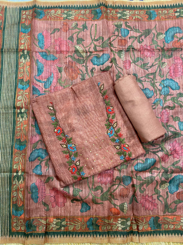 Chanderi Suit #Peach
