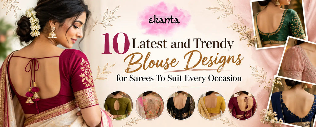 10 Latest and Trendy Blouse Designs for Sarees To Suit Every Occasion