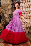 Ombre Georgette Long Dress( FW )