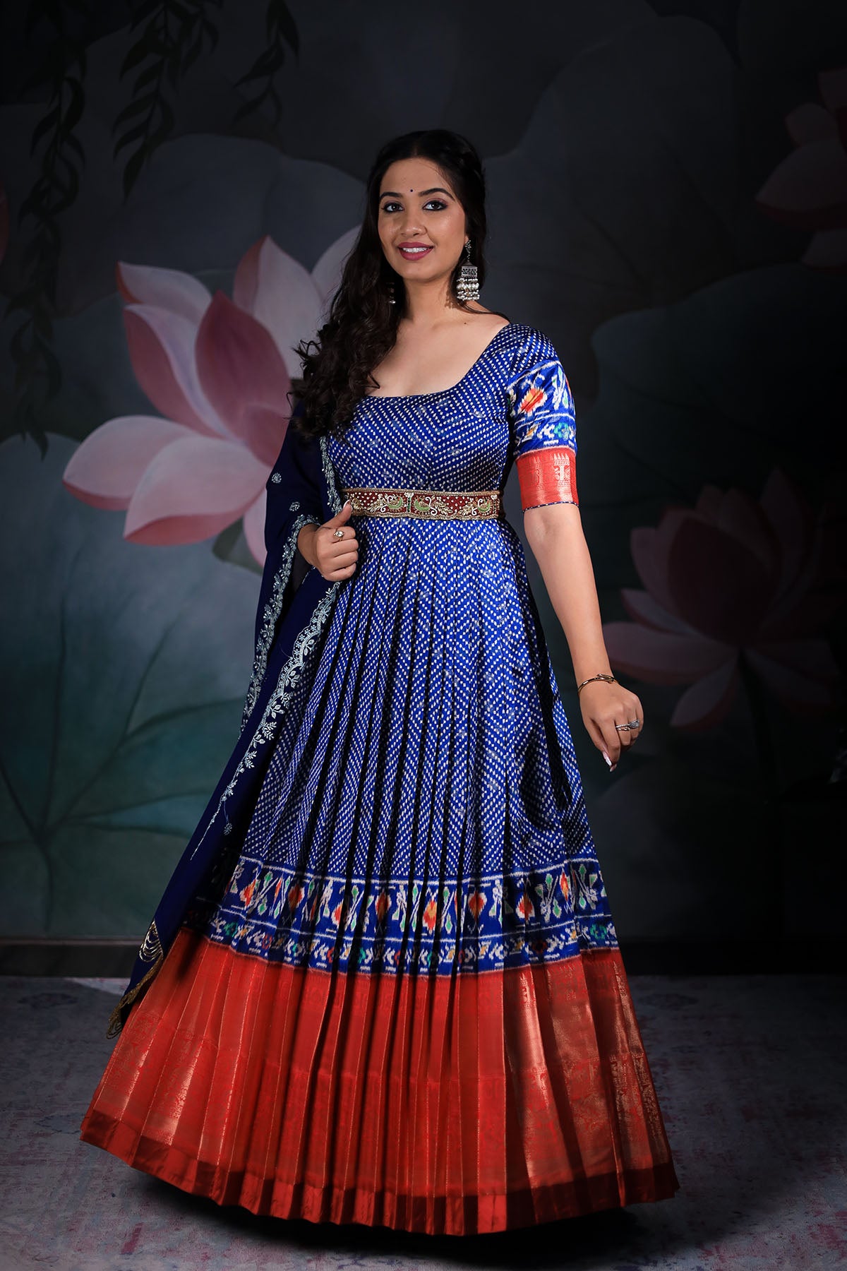 Blue Banarasi Dress (FW)