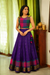 Thendral Violet Sleeveless Croptop and Skirt ( Set of 2 )