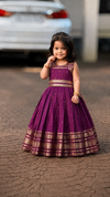 Malathi Pink Checks Lehenga Mini (Set of 2 )