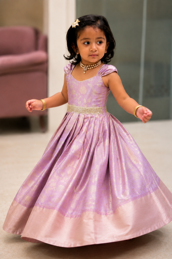 Manju Lavender Frock Mini