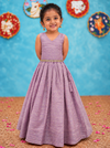Mathangi Lilac Tissue Lehenga Mini (Set of 2)