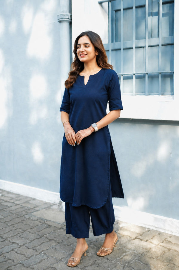 Suji Navy Blue Co - Ords ( Set of 2 )