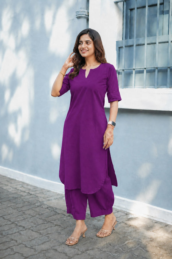 Suji Violet Co-ords (Set of 2)