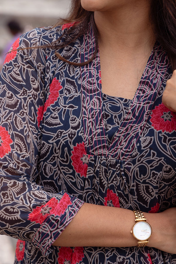 Red Floral Vine Dress (PR)