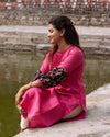 Crimson Charm pink Kurta (PR)