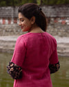 Crimson Charm pink Kurta (PR)
