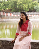 Brick Checks Aline Kurta (PR)