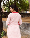 Brick Checks Aline Kurta (PR)