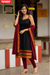 Charvi Black Narayanpet Kurti Set (Set of 2)