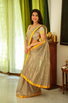Mayilini Grey Saree (Set of 2)