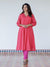 Tomato Tint Handloom A-line Kurta (PR)
