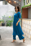 Aarna Teal Kurta Set (Set of 2)