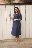 IMD - Laila Blue kurta set (Set of 2)