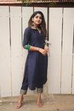 IMD - Laila Blue kurta set (Set of 2)