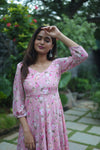 GRG - Myra light pink georgette dress - S only