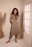 Rithi Grey & Black Kurti Set