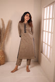 Rithi Grey & Black Kurti Set