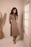 Rithi Grey & Black Kurti Set