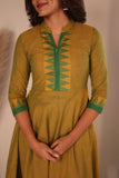 Raiza Mustard Brown & Green Co-ord Set