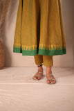 Raiza Mustard Brown & Green Co-ord Set