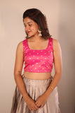 Narmadha Grey & Pink