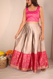 Narmadha Grey & Pink