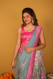 Urvi Pink & Teal