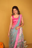 Urvi Pink & Teal