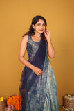 Urvi Teal & Navy Blue