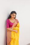 GRG - Aakruti Magenta (Kurti & Dupatta - Zipper on front) - XS only