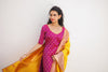 GRG - Aakruti Magenta (Kurti & Dupatta - Zipper on front) - XS only