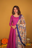 Vennila Magenta Dress