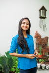 GRG - Zoya Blue cotton tunic - XS only