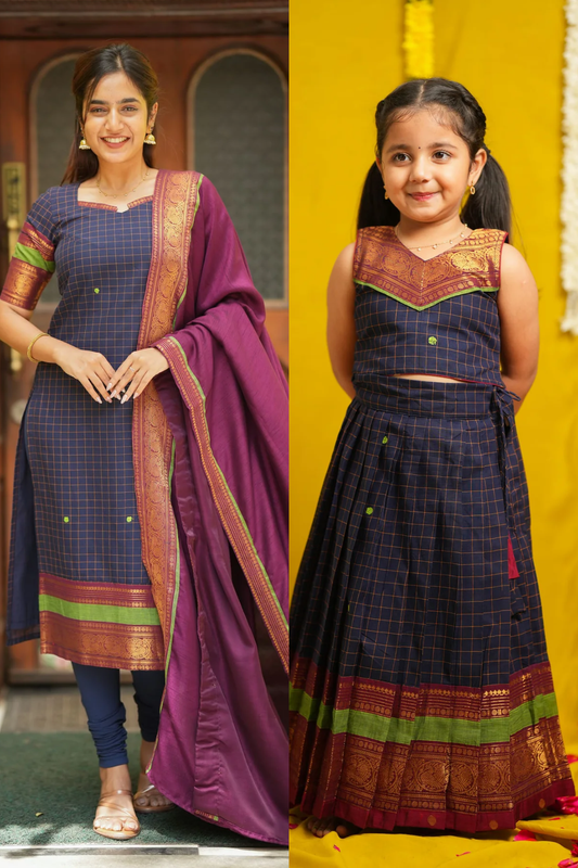 Sana Navy Blue Mom & Me