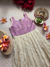 Bindu Ivory with Lilac Frock Mini