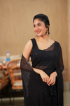 Madhanika Black Saree ( Set of 2 )