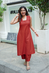 Oviya Brick Red Co - Ords ( Set of 2 )