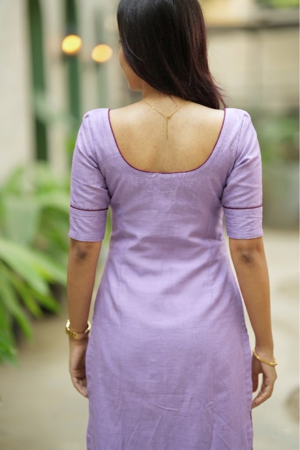 Raha Lilac Kurti Set (Set of 2)