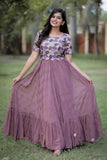 Floral georgette dress(FW)