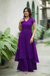 Nandhitha Violet Kurta Set ( Set of 2)