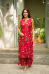 Manya Red Floral Co - Ords (Set of 2)