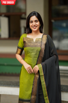 Prisha Olive Green Kurti Set (Set of 2)